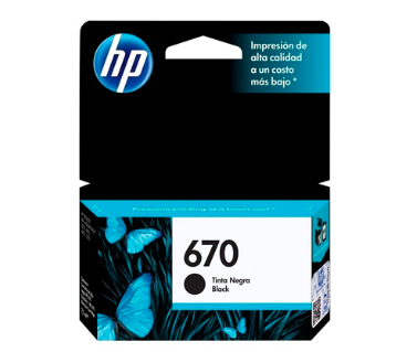 Cartucho HP 670